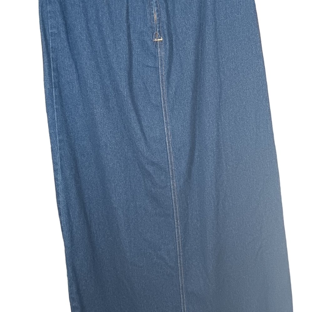 Vintage Y2K Z. Cavaricci Long Jean Denim Skirt  Size 2 - Picture 2 of 6